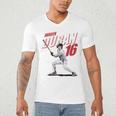 Jarren Duran Boston MLB Baseball Players MLBJDU204M Men's V-Neck T-Shirt