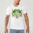 Six Seven 67 Meme Baseball Coquette Bow St Patrick's Day Men's V-Neck T-Shirt