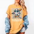 100 Days Of School Boys Baseball 100th Day Of School Kids Women's Comfort Colors T-Shirt Mustard 100 Days Of School Boys Baseball 100th Day Of School Kids Women's Comfort Colors T-Shirt Mustard