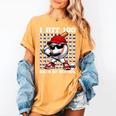 100 Days Of School Retro Baseball Sport For Boys Teachers Women's Comfort Colors T-Shirt Mustard