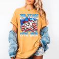 250 Years 1776 2026 250th Baseball American Flag 4th Of July Women's Comfort Colors T-Shirt Mustard 250 Years 1776 2026 250th Baseball American Flag 4th Of July Women's Comfort Colors T-Shirt Mustard