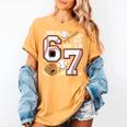 6 Year Old Birthday 67 Trend Baseball Now I’m 6 Next Year 7 Women's Comfort Colors T-Shirt Mustard