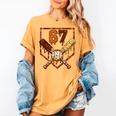 67 Baseball Drip Thanksgiving Six Seven Boys Teens Kids Women's Comfort Colors T-Shirt Mustard