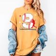 9 Years Old Baseball Birthday Boy 9th Bday Party Women's Comfort Colors T-Shirt Mustard 9 Years Old Baseball Birthday Boy 9th Bday Party Women's Comfort Colors T-Shirt Mustard