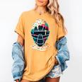 Baseball Catcher Mask Ice Cream Dripping Baseball Boy Youth Women's Comfort Colors T-Shirt Mustard Baseball Catcher Mask Ice Cream Dripping Baseball Boy Youth Women's Comfort Colors T-Shirt Mustard