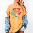 Baseball Drip 6 7 Number 67 Six Seven Meme Boys Kids Women's Comfort Colors T-Shirt Mustard