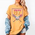 Baseball Drip Number 67 Fun Six Seven 6 7 Meme Women's Comfort Colors T-Shirt Mustard Baseball Drip Number 67 Fun Six Seven 6 7 Meme Women's Comfort Colors T-Shirt Mustard