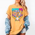 Baseball Drip Number 67 Ice Cream Home Plate Drip Women's Comfort Colors T-Shirt Mustard