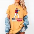 Make Baseball Great Again Donald Trump Baseball Women's Comfort Colors T-Shirt Mustard Make Baseball Great Again Donald Trump Baseball Women's Comfort Colors T-Shirt Mustard