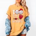 Baseball Happy 100 Days Of School Boy Girl Kid Teacher Women's Comfort Colors T-Shirt Mustard Baseball Happy 100 Days Of School Boy Girl Kid Teacher Women's Comfort Colors T-Shirt Mustard