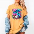 Baseball Ice Cream Drip 100 Days Of School Student Teacher Women's Comfort Colors T-Shirt Mustard