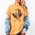 Baseball Ice Cream Drip Style Melting Ice Cream Youth Teen Women's Comfort Colors T-Shirt Mustard Baseball Ice Cream Drip Style Melting Ice Cream Youth Teen Women's Comfort Colors T-Shirt Mustard