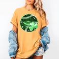 Baseball Irish Shamrock Lucky Clover St Patricks Day Boys Women's Comfort Colors T-Shirt Mustard