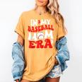In My Baseball Mom Era Cute Groovy Baseball Women's Comfort Colors T-Shirt Mustard In My Baseball Mom Era Cute Groovy Baseball Women's Comfort Colors T-Shirt Mustard