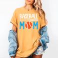 Baseball Mom Leopard Print Baseball Mama Women Mother's Day Women's Comfort Colors T-Shirt Mustard Baseball Mom Leopard Print Baseball Mama Women Mother's Day Women's Comfort Colors T-Shirt Mustard