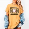 Baseball Mom Leopard Like a Normal But Louder And Prouder Women's Comfort Colors T-Shirt Mustard Baseball Mom Leopard Like a Normal But Louder And Prouder Women's Comfort Colors T-Shirt Mustard