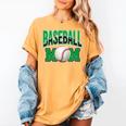 Baseball Mom Sports Green Women's Comfort Colors T-Shirt Mustard Baseball Mom Sports Green Women's Comfort Colors T-Shirt Mustard