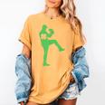 Baseball Shamrock St Patrick's Day Saint Paddy's Women's Comfort Colors T-Shirt Mustard Baseball Shamrock St Patrick's Day Saint Paddy's Women's Comfort Colors T-Shirt Mustard