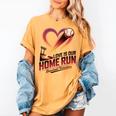 Baseball Valentine Love Is Our Home Run Apparel Women's Comfort Colors T-Shirt Mustard Baseball Valentine Love Is Our Home Run Apparel Women's Comfort Colors T-Shirt Mustard