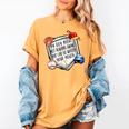 My Boy Might Not Always Swing But I Do Baseball Mom Mama Son Women's Comfort Colors T-Shirt Mustard My Boy Might Not Always Swing But I Do Baseball Mom Mama Son Women's Comfort Colors T-Shirt Mustard