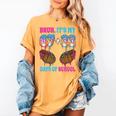 Bruh Its My 67 33 Day Of School Baseball Boys Kids 100th Day Women's Comfort Colors T-Shirt Mustard