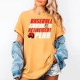 Cards Collector Baseball Cards Are My Retirement Plan Women's Comfort Colors T-Shirt Mustard