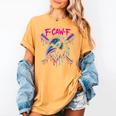 Cool Baseball F Caw F Crow Fcawf Raven Fawk Off Bird Women's Comfort Colors T-Shirt Mustard