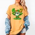 Drip Baseball Irish Shamrock St Patricks Men Boy Kid Women's Comfort Colors T-Shirt Mustard Drip Baseball Irish Shamrock St Patricks Men Boy Kid Women's Comfort Colors T-Shirt Mustard
