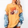 Football Basketball Baseball Heart Valentine Boys Men Kid Women's Comfort Colors T-Shirt Mustard Football Basketball Baseball Heart Valentine Boys Men Kid Women's Comfort Colors T-Shirt Mustard
