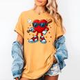 Heart Love Baseball Valentine Outfit Men Boy Women's Comfort Colors T-Shirt Mustard Heart Love Baseball Valentine Outfit Men Boy Women's Comfort Colors T-Shirt Mustard