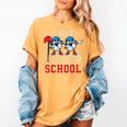 I Hit 100 Days Of School Baseball Kids Boy Teacher 100th Day Women's Comfort Colors T-Shirt Mustard I Hit 100 Days Of School Baseball Kids Boy Teacher 100th Day Women's Comfort Colors T-Shirt Mustard