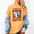 I'm Their Biggest Fan Volleyball Baseball Mom Women's Comfort Colors T-Shirt Mustard