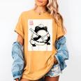 Japanese Grumpy Frog Baseball Player Baseball Women's Comfort Colors T-Shirt Mustard Japanese Grumpy Frog Baseball Player Baseball Women's Comfort Colors T-Shirt Mustard