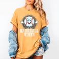 Leopard Baseball Vibes Game Day Softball Life Mom Women's Comfort Colors T-Shirt Mustard Leopard Baseball Vibes Game Day Softball Life Mom Women's Comfort Colors T-Shirt Mustard