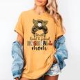 Loud And Proud Baseball Mom Messy Bun Leopard Baseball Mom Women's Comfort Colors T-Shirt Mustard Loud And Proud Baseball Mom Messy Bun Leopard Baseball Mom Women's Comfort Colors T-Shirt Mustard