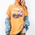 Mima Rookie Of Year 1st Birthday Baseball Theme Matching Women's Comfort Colors T-Shirt Mustard Mima Rookie Of Year 1st Birthday Baseball Theme Matching Women's Comfort Colors T-Shirt Mustard