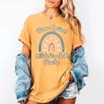 Moms Against Baseball Pants Baseball Mom Rainbow Women's Comfort Colors T-Shirt Mustard