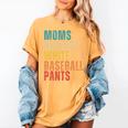 Moms Against Baseball Pants Baseball Mom Retro Women's Comfort Colors T-Shirt Mustard Moms Against Baseball Pants Baseball Mom Retro Women's Comfort Colors T-Shirt Mustard