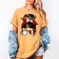 Peruvian Baseball Mom Peru Flag Baseball Girl Women's Comfort Colors T-Shirt Mustard Peruvian Baseball Mom Peru Flag Baseball Girl Women's Comfort Colors T-Shirt Mustard