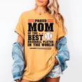 Proud Mom Of An Awesome Baseball Baseball Mom Women's Comfort Colors T-Shirt Mustard Proud Mom Of An Awesome Baseball Baseball Mom Women's Comfort Colors T-Shirt Mustard