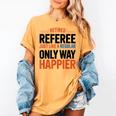 Retired Basketball Referee For Baseball Refs Women's Comfort Colors T-Shirt Mustard Retired Basketball Referee For Baseball Refs Women's Comfort Colors T-Shirt Mustard
