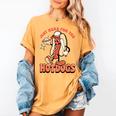 Retro Just Here For The Hotdogs Baseball Mom Sport Lover Women's Comfort Colors T-Shirt Mustard Retro Just Here For The Hotdogs Baseball Mom Sport Lover Women's Comfort Colors T-Shirt Mustard