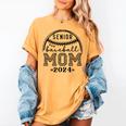 Senior Baseball Mom 2024 Women's Comfort Colors T-Shirt Mustard Senior Baseball Mom 2024 Women's Comfort Colors T-Shirt Mustard