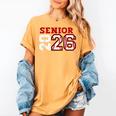 Senior Night Class Of 2026 Baseball Seniors Matching Team Women's Comfort Colors T-Shirt Mustard Senior Night Class Of 2026 Baseball Seniors Matching Team Women's Comfort Colors T-Shirt Mustard