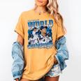 Shohei Ohtani 2025 Los Angeles Baseball Champions MLBPA Women's Comfort Colors T-Shirt Mustard