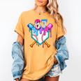 Six Seven Baseball Respect The Drip Boys Baseball Women's Comfort Colors T-Shirt Mustard