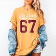 Six Seven Meme Boys Girls Kids 67 Baseball Jersey Women's Comfort Colors T-Shirt Mustard