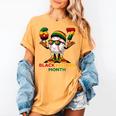 Six Seven History Month Baseball Drip Sports Women's Comfort Colors T-Shirt Mustard
