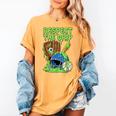 Spooky Zombie Respect The Drip Baseball Halloween Women's Comfort Colors T-Shirt Mustard Spooky Zombie Respect The Drip Baseball Halloween Women's Comfort Colors T-Shirt Mustard