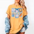 Stamps Coquette Bow Baseball Kids Youth Girls Baseball Mom Women's Comfort Colors T-Shirt Mustard Stamps Coquette Bow Baseball Kids Youth Girls Baseball Mom Women's Comfort Colors T-Shirt Mustard